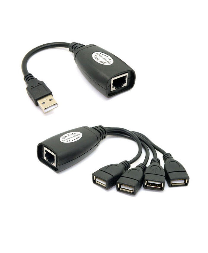 USB to RJ 45 Extender 4 Port